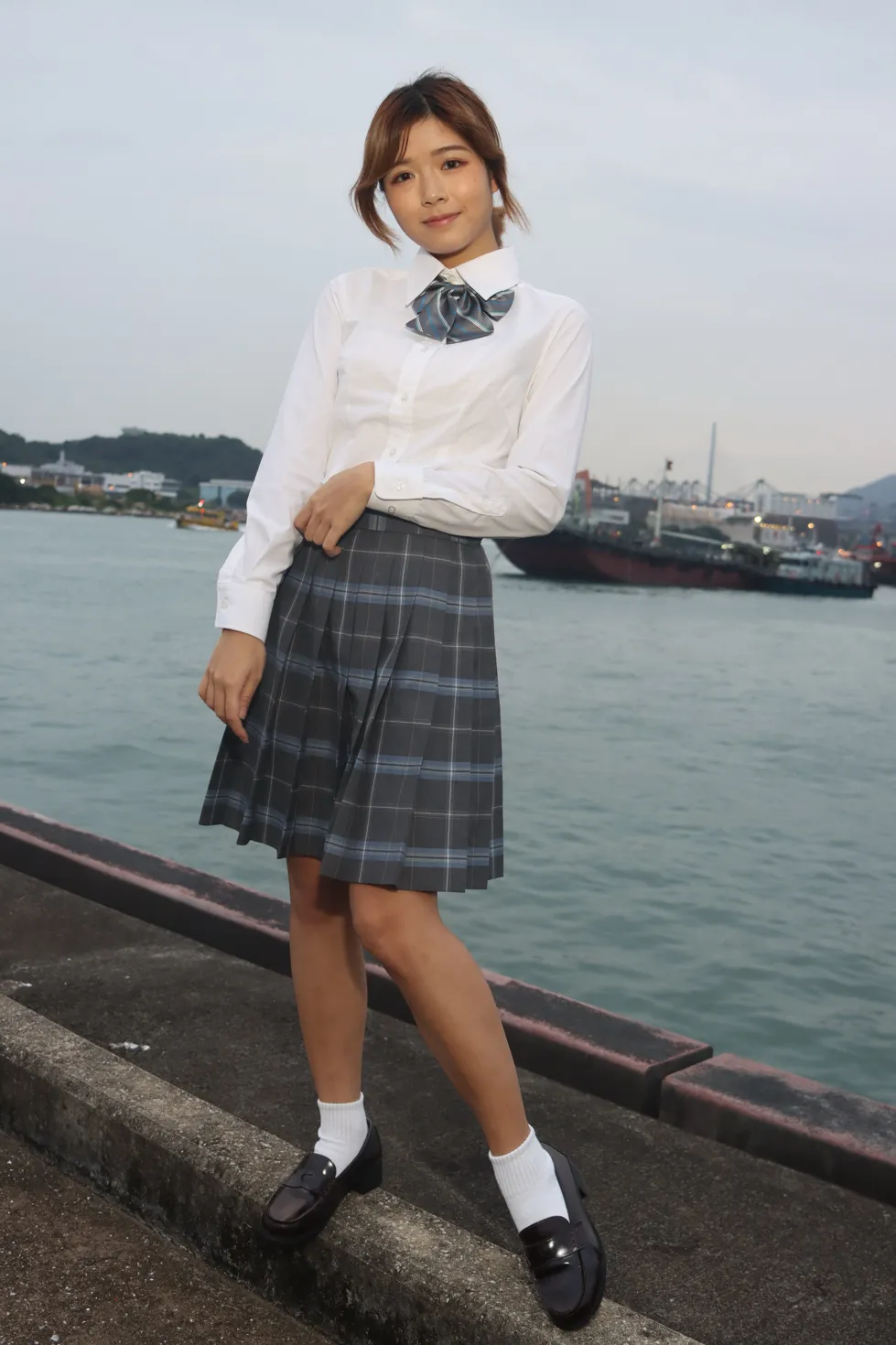 [Mzsock] NO.144 Kandi student uniform beautiful legs street photography#[105P]-67