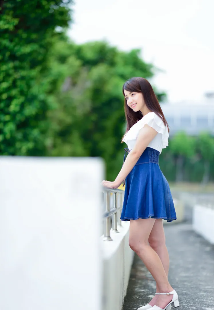 [Mzsock] NO.168 Shanshan denim short skirt with high legs and beautiful legs street photography#[35P]-29