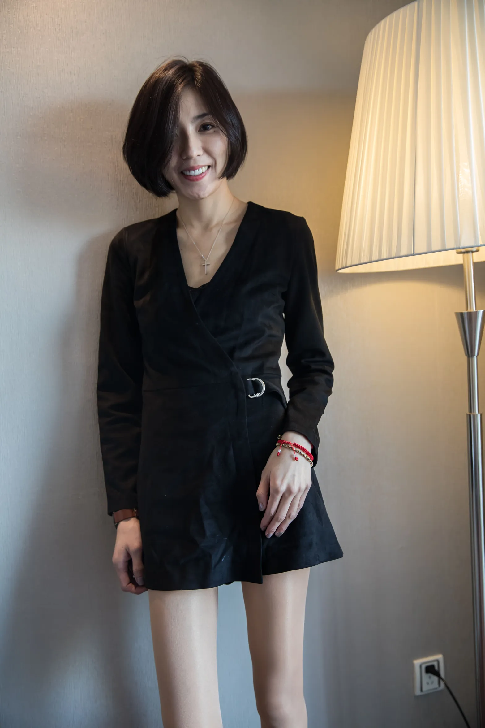 [Mzsock] NO.120 Skinny beauty in the hotel with high heels street photography#[88P]-28